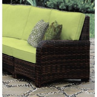 South Sea Rattan Saint Tropez Wicker Sectional End Right Side Facing
