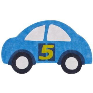 nuLOOM KinderLOOM Cars Blue Kids Rug   NUAVO8A 3051