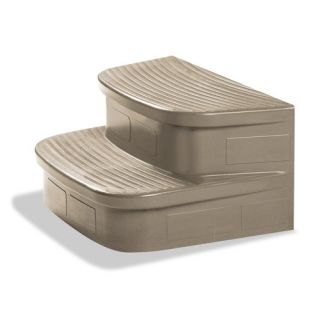 LifeSmart Discovery Matching Sandstone Spa Steps For The Rock Solid