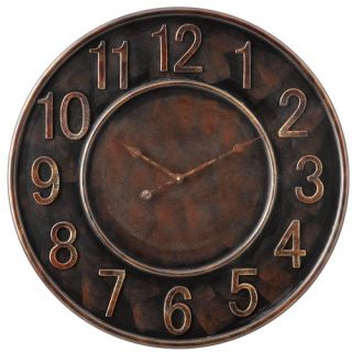 Infinity Instruments Distressed Map Wall Clock