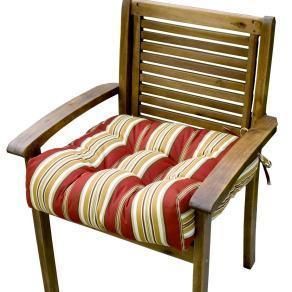 Greendale Home Fashions 20 inch Outdoor Chair Cushion 4800 Roma Stripe