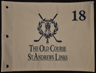 St Andrews Links The Old Course Embroidered Golf Flag