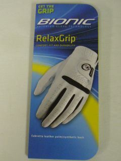 Bionic Relaxgrip Golf Glove Mens Left Golf New