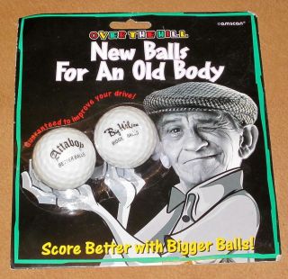 Golf Ball Package Two Balls  New Balls for An Old Body 