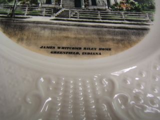 James Whitcomb Riley Home Greenfield Indiana Plate