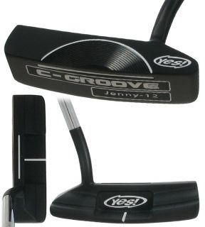 YES C GROOVE JENNY 12 BLACK 35 HEEL SHAFTED RIGHT HANDED PUTTER