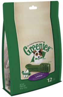 Greenies Mega 18oz Bag Dog Treats Size LARGE (12 Treats per Bag) 50