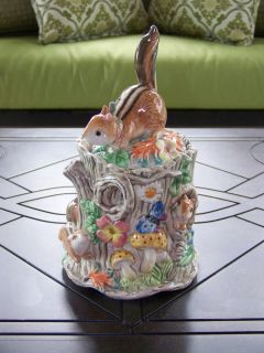  and Floyd Woodland Spring Ground Squirrel Canister RARE 2 Piece Easter