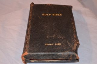  LEATHER OXFORD UNIVERSITY PRESS HOLY BIBLE Printed by HORACE HART