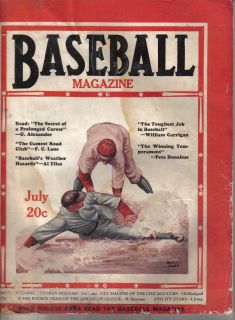 1929 Jul Baseball Magazine Grover Cleveland Alexander
