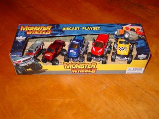 Monster Wheels Diecast Truck Playset