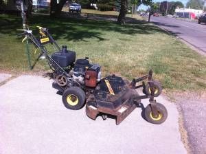 Goodall Walk Behind Mower with Sulky *** Blow Out Price! ***