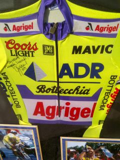 Greg Lemond Autographed Tour De France bike bicycle ADR Mavic framed