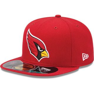 NFL NEW ERA 59FIFTY fitted ARIZONA CARDINALS RED HAT CAP 6 7/8   8