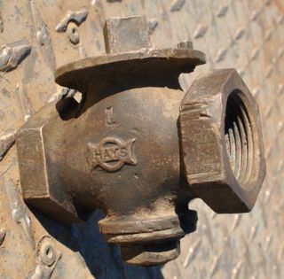 Old Vintage Hays Hit Miss Steam Oil Field Gas Engine Brass Gas Control