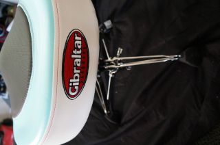 Gretsch 57 Renown Drum Throne Seat in Motor City Blue RARE New