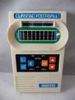 Classic Football Handheld Game Mattel 2000 Sound