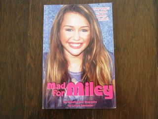 Used Childrens Book Mad for Miley Cyrus Biography Hannah Montana