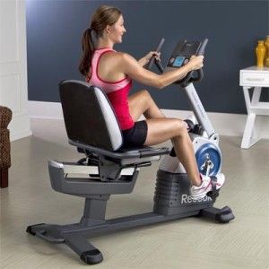 Reebok Trainer RX 3 0 Recumbent Bike with Heart Rate Monitor Cushioned