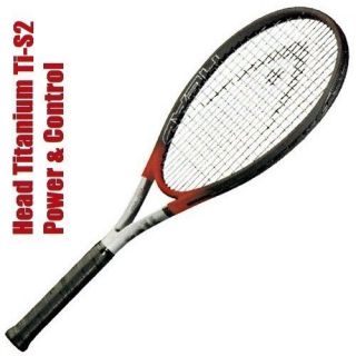 HEAD Titanium Ti S2 Performance Tennis Racquet, Excellent. Pre Strung