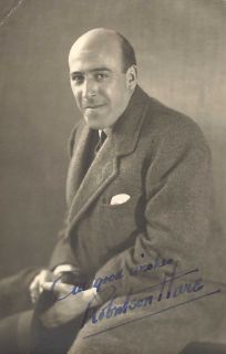 Robertson Hare Edwardian Comic Actor Original Hand Signed Postcard