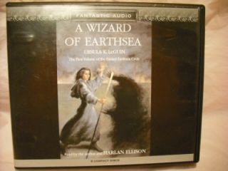 of Earthsea Audiobook CD LeGuin and Harlan Ellison Reading