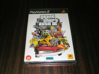 Grand Theft Auto III PS2 DVD ROM PAL New