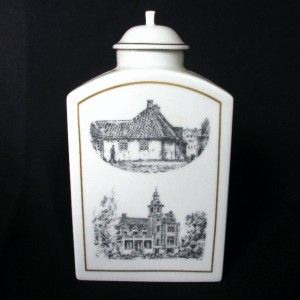 Hans Andersen Anniversary   Tea Caddy   Copenhagen Porcelain