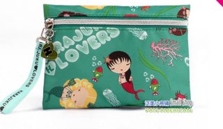 Harajuku Lovers Green Mermaid cosmetic / coins bag 16.5x12.5cm