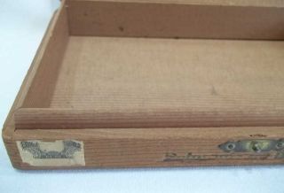 benson and hedges belmonts cigar box holds 25 cigars factory no 34