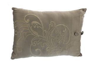 Court of Versailles New Gray Silk 14x10 Decorative Pillow Standard