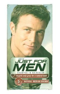 Just for Men Shampoo in Hair Color Grey to Medium Brown