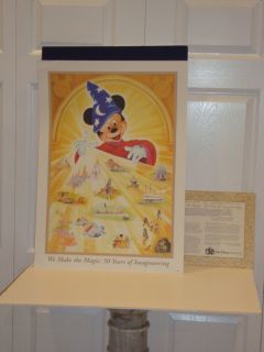 Disney Mickey Sorcerer Imagineering Hench Lithograph