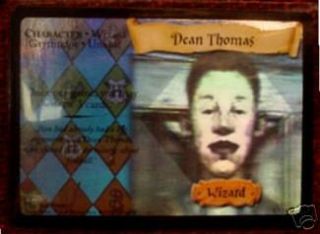 Harry Potter Game Card 1 116 Dean Thomas Holo Foil