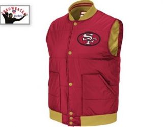  49ers NFL Free Agent Nylon Vest Mitchell Ness Authentic New