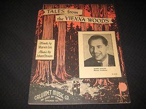 Tales From the Vienna Woods 1939 Harry Kogen Marvin Lee 4343