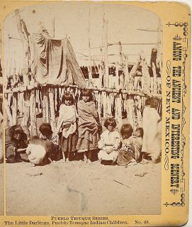 ca 1870s W HENRY BROWN NATIVE AMERICAN PUEBLO TESUQUE Santa Fe NM