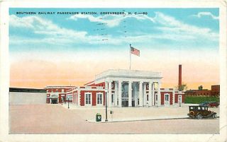 NC Greensboro Southern Railway Passenger Station T61553