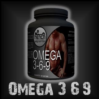 HENCH NUTRITION OMEGA 3 6 9 EFA PLANT FISH OIL SKIN MUSCLE WHEY