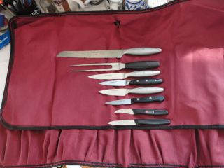 CUISINART WUSTHOF J A HENCKELS PARER BREAD KNIFES AND KNIFE BAG