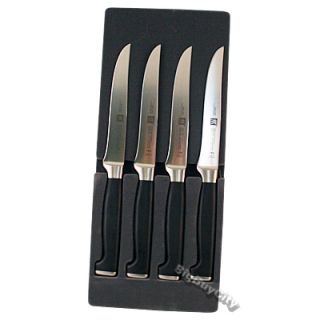 Zwilling J A Henckels 4 PC Steak Knife Set Gift Box Knives Twin Four