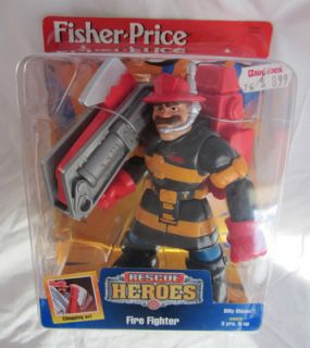 Fisher Price 1997 Rescue Heroes – Billy Blazes – Fire Fighter