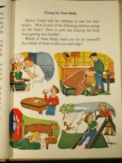 Among Friends 1953 American ABC 4th Grade Health Reader 9 Year Old