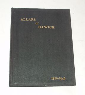 Allars of Hawick 1810 1949 Scottish Borders Allars Church Plates Map