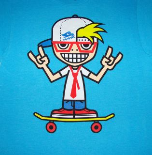 Mens Size s Tony Hawk Blue Graphic T Shirt 100 Cotton Rad Skater Dude