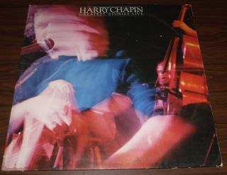 Harry Chapin Greatest Stories Live Vinyl Record LP 33