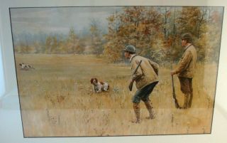 1903 A B Frost Gun Shy Litho Hunting Print Charles Scribners Sons N
