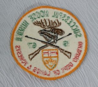 1967 Ontario Successful Moose Hunter Patch and Hunter Safety Trainer