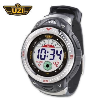  Uzi® Digital Sport Watch 12 24 Hour Time New