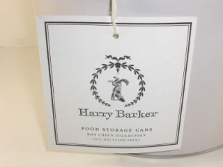 harry barker dog food storage can metal small
